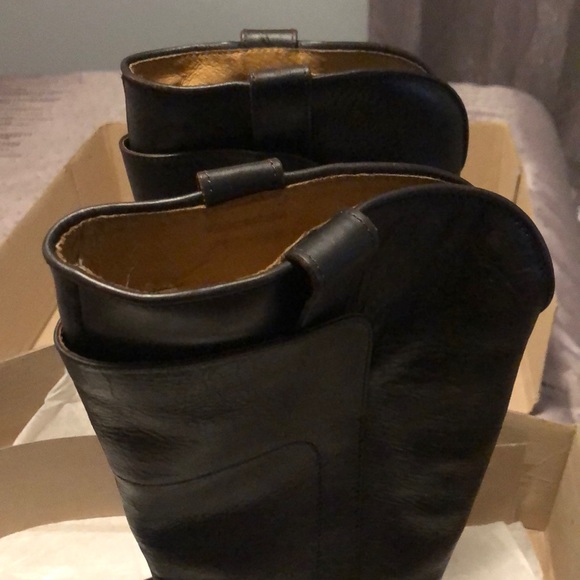 Frye Melissa Tall Riding Boot in Dark Brown - Picture 7 of 8